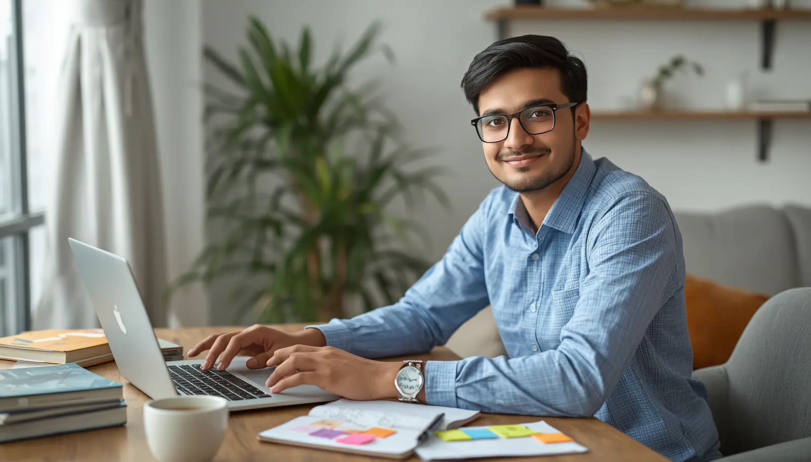 New investor learning about the Pakistan Stock Exchange with charts and financial documents